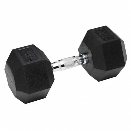 Hantel kaetud kummiga Bauer Fitness 20 kg