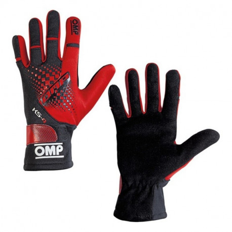 Children's Driving Gloves OMP MY2018 Punane Must (4)
