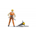 BRUDER Construction worker with accessories 12 pieces, 60020