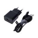 Maxlife MXTC-01 wall charger 1x USB 1A black with microUSB cable