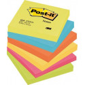 Märkmepaber iseliimuv POST-IT 654EN ENERGIA 76x76mm (pakis 6*100l.)