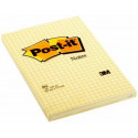 Märkmepaber iseliimuv POST-IT 662  kollane ruuduline 102x152mm (pakis 100l.)