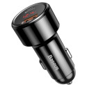 Baseus Magic Series PPS Car Charger with digital display USB Quick Charge 3.0 / USB Type C PD QC4+ 4