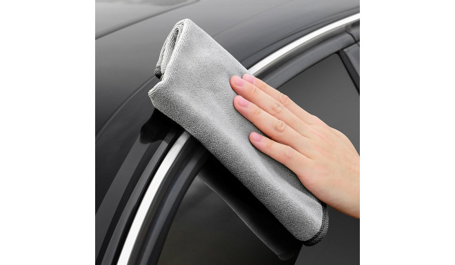 Baseus 2 x Microfiber Car Drying Towel Microfiber 40cm x 40cm Gray (CRXCMJ-0G)