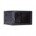 Linkbasic double section rack wall-mounting cabinet 19'' 6U 600x550mm blk(steel)