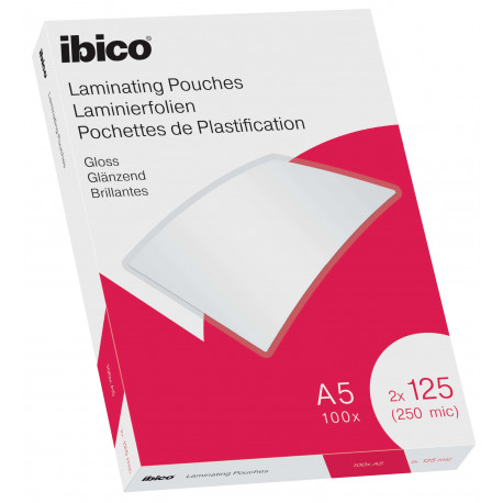 Lamineerimistaskud Ibico A5 125M.Gloss/100