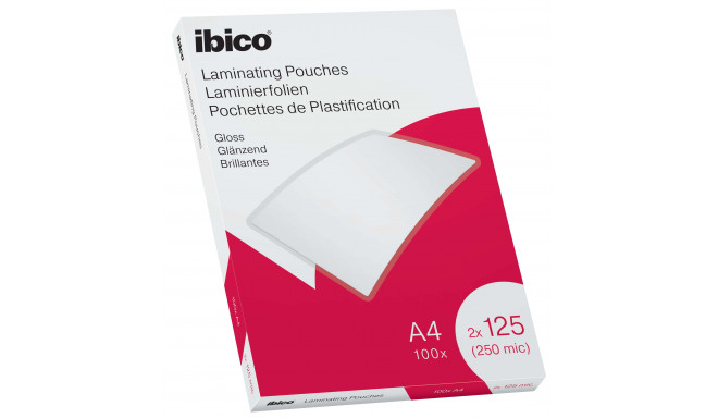 Lamineerimistaskud Ibico A4 125M.Gloss/100taskut