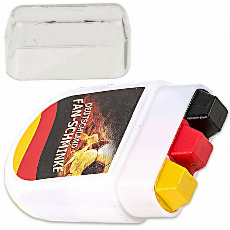 BigBuy Party fan make-up Germany flag