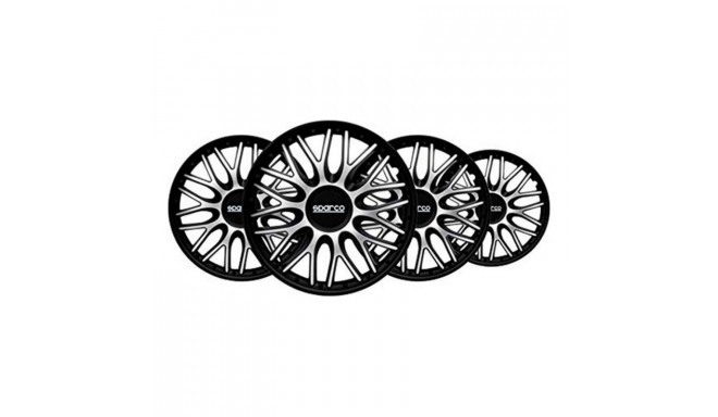 Hubcap Goodyear Roma Black Silver 15" (4 uds)