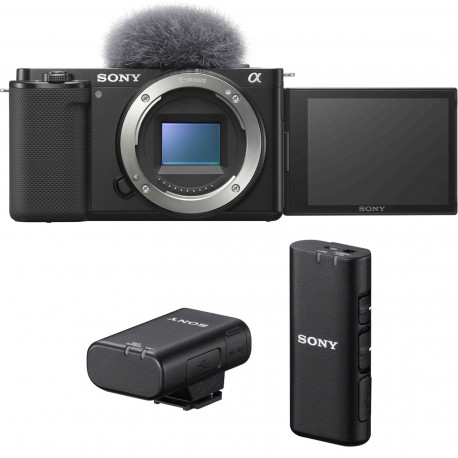 Sony ZV-E10 + juhtmevaba mikrofon