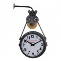 Настенное часы DKD Home Decor Металл Стеклянный (30 x 9 x 55 cm)