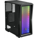 FSP/Fortron ATX Midi Tower CMT212G Black, A.RGB light bar