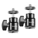 SmallRig 2059 1/4" Camera Hot shoe Mount with Additional 1/4" Screw (2pcs Pack)