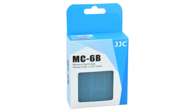 JJC MC 6B Multi Card Case Blauw