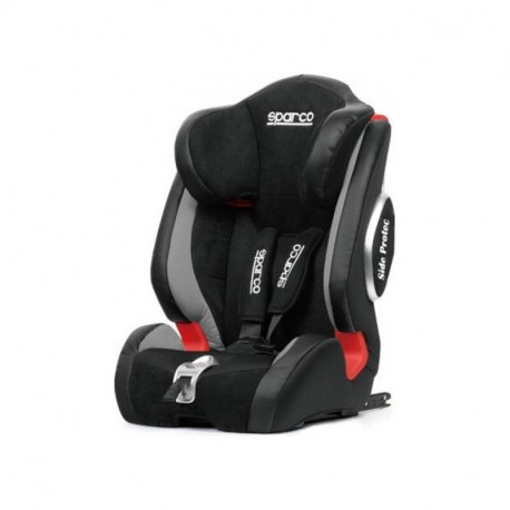 Auto Krēsls Sparco F1000KI Melns/Pelēks