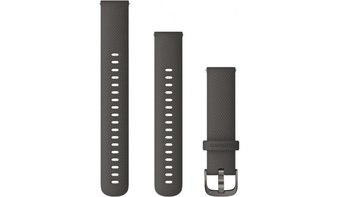 Garmin watch strap Venu 2S 18mm, graphite/slate