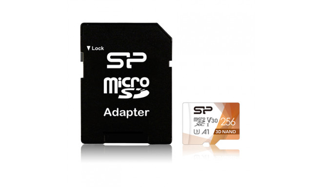 Silicon Power mälukaart microSDXC 256GB Superior Pro