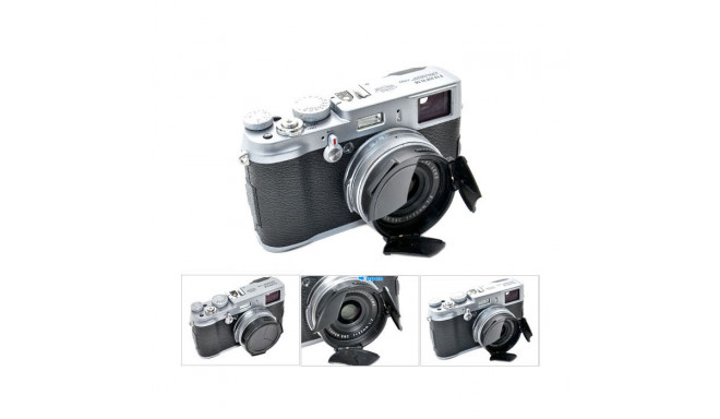 JJC ALC X100(s) Automatische Lensdop voor Fujifilm X100 Zilver