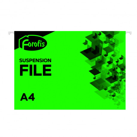 Rippkaaned A4 FOROFIS, 200g/m2, roheline (2 tk)