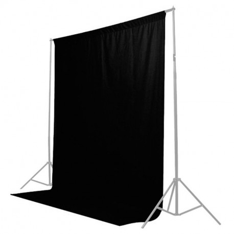 Caruba background cloth 2x3m, black