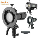 Godox S2 Bowens S-mount adapteris speedlight zibspuldzēm