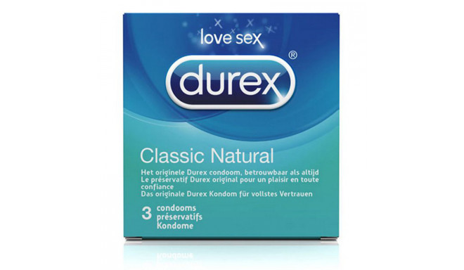Classic Natural Condoms 3 pcs Durex