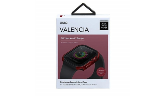 Uniq Valencia case for Apple Watch 4 / 5 / 6 / SE 44mm - red