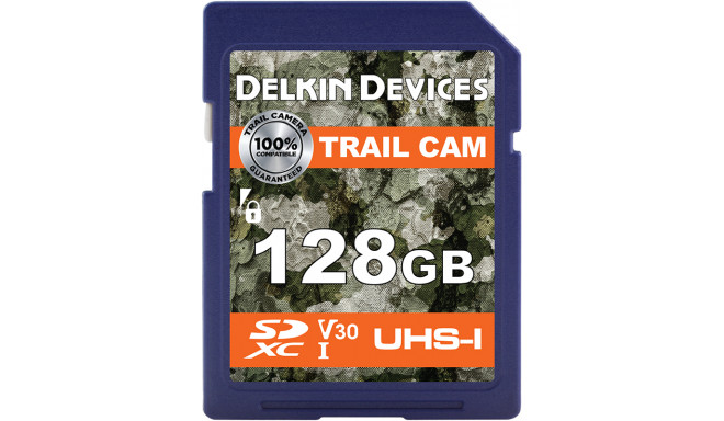 Delkin SDXC Trail Cam R100/W75 (V30) 128GB