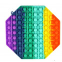 POP-IT game, rainbow 20x20 cm