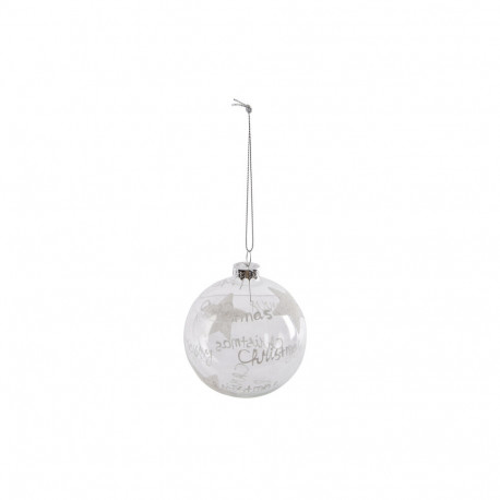 Dekoratīvie rotājumi DKD Home Decor Stikls Zvaigzne (8 x 8 x 8 cm)