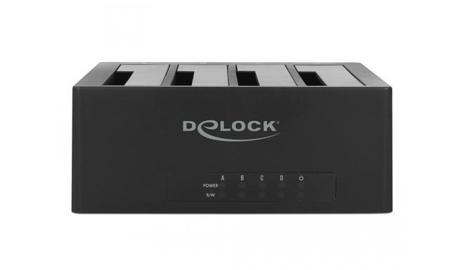 DeLOCK 63930 storage drive docking station USB 3.2 Gen 1 (3.1 Gen 1) Type-B Black