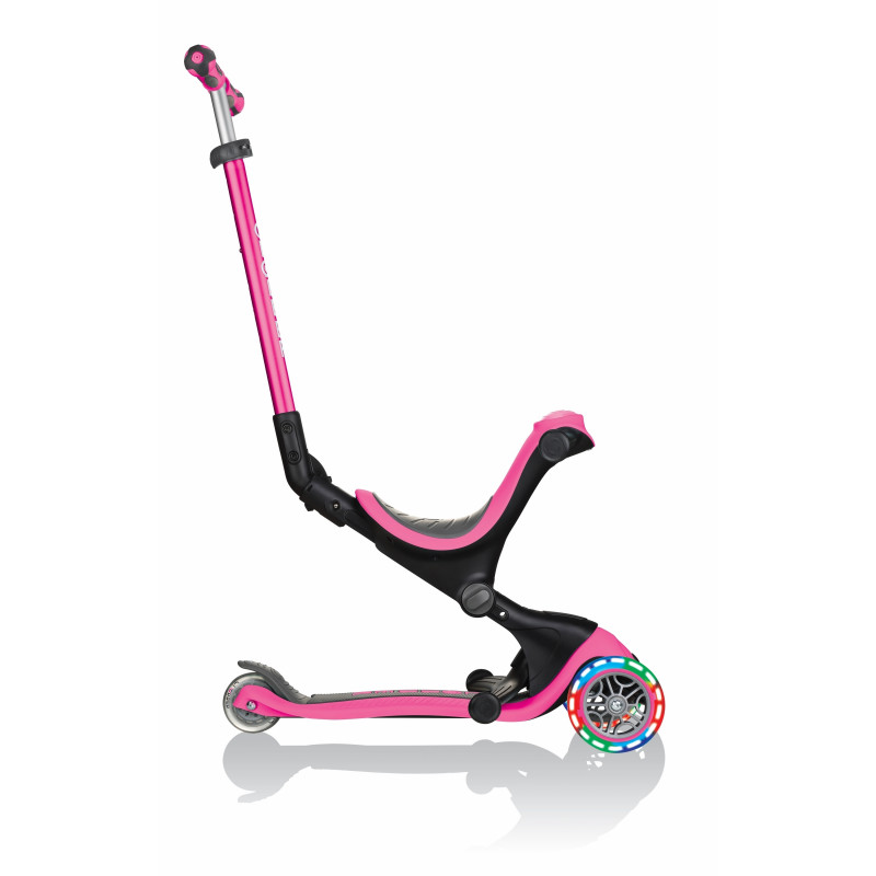 GLOBBER scooter Go Up Deluxe Lights, deep pink, 646-110 - Scooters