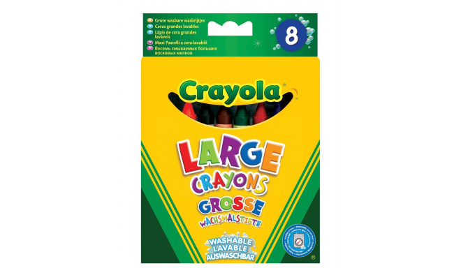 CRAYOLA 8 Ultra Clean big washable crayons