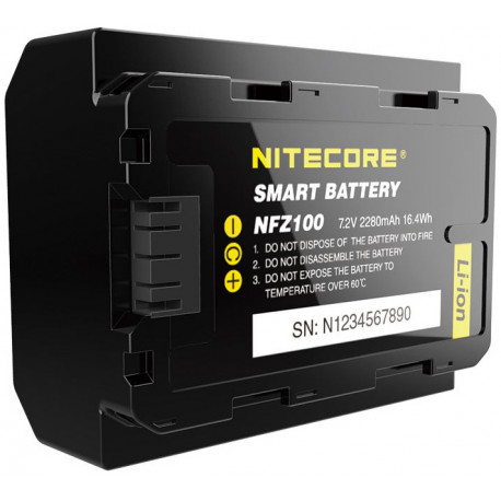 Nitecore battery Smart Sony NP-FZ100 2280mAh