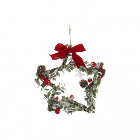 Advent wreathe DKD Home Decor Metal Star (22 x 3 x 22 cm)