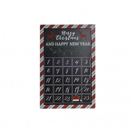 Advent Calendar DKD Home Decor Wood (30 x 45 x 1.2 cm)