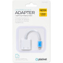 Platinet adapter Lightning - 3.5mm + Lightning (45646)