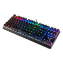 Modecom Volcano Lanparty RGB keyboard USB QWERTY US English Black