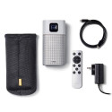 Benq GV1 data projector Portable projector 200 ANSI lumens DLP WVGA (854x480) Silver, Yellow
