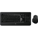 Logitech MX900 Performance keyboard USB + Bluetooth QWERTY Pan Nordic Black