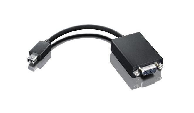 Lenovo 0A36536 video cable adapter VGA (D-Sub) Mini DisplayPort Black