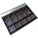 APG Cash Drawer PK-15U-5-BX cash tray Metal, Plastic Black