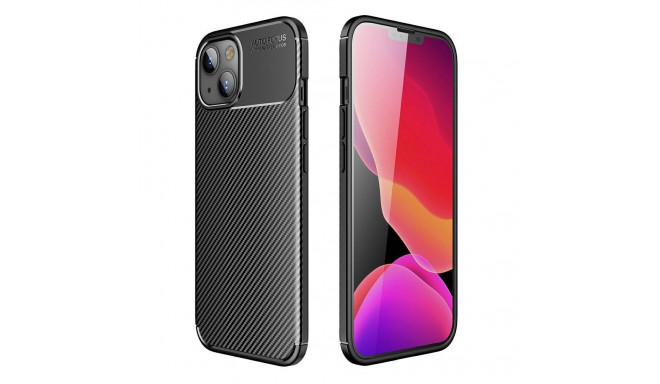 Mocco Trust Armored Shockproof Carbon Case for Apple iPhone 13 Pro Black