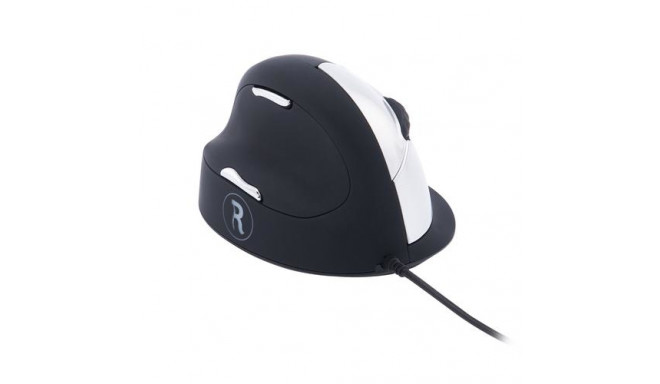 R-Go Tools R-Go HE Break Mouse, Ergonomic mouse, Anti-RSI software, Large (Hand Size above 185mm), L