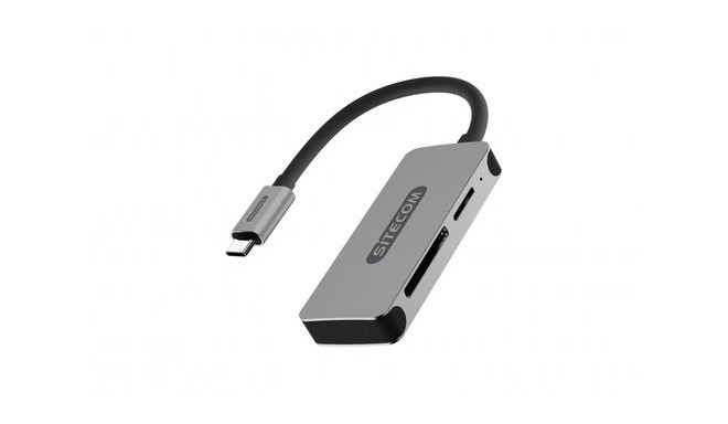 Sitecom MD-066 card reader USB 3.2 Gen 1 (3.1 Gen 1) Type-C Black, Grey