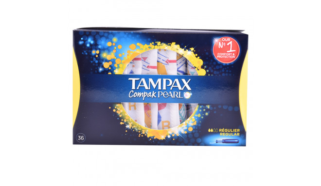 TAMPAX PEARL COMPAK tampón regular 36 uds