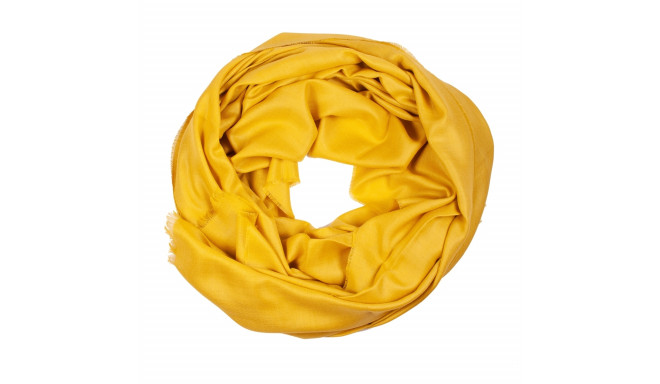 SOKISAHTEL Alpakavillane Mustard Royal ja siidisegune sinepikollane õlasall 425