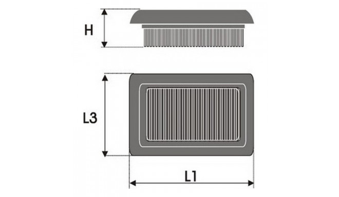 Воздушный фильтр Green Filters P960168