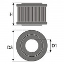 Õhufilter Green Filters MH0560