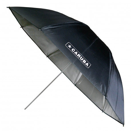 Caruba umbrella 109cm, silver/black